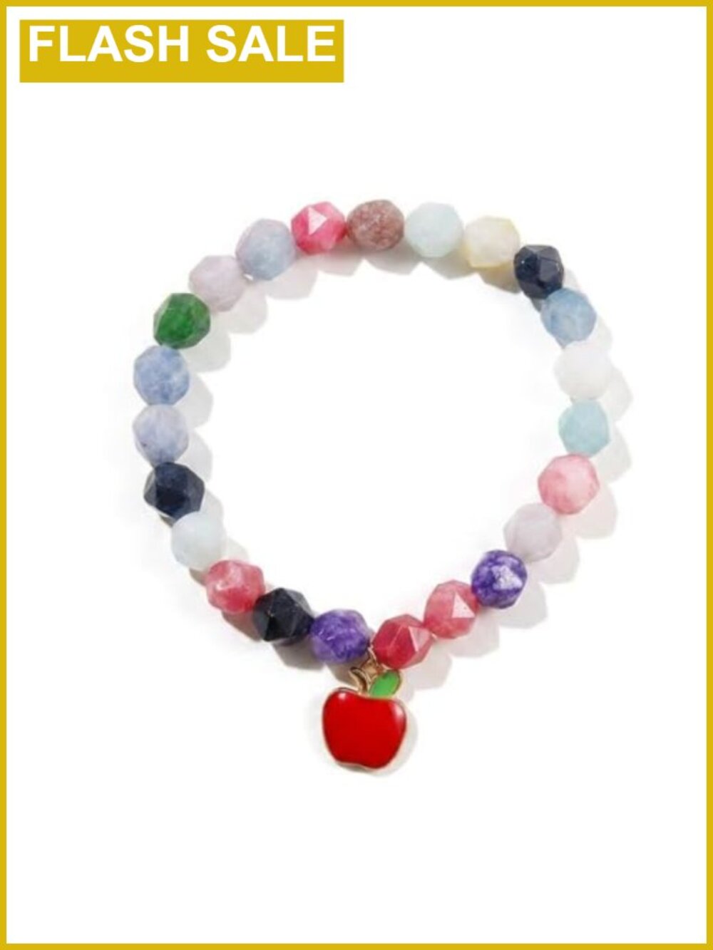 Beaded Charm Bracelet Women Teacher Appreciation Link